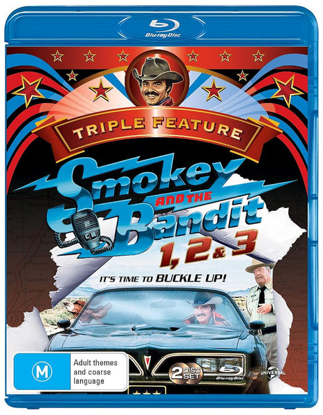 SMOKEY & THE BANDIT 1, 2, 3-2BLURAY NM