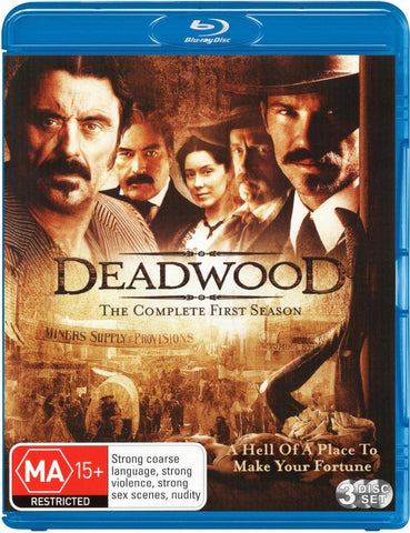 DEADWOOD SEASON 1-3BLURAY NM