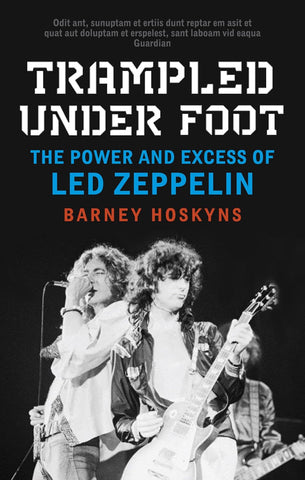 LED ZEPPELIN - TRAMPLED UNDER FOOT BOOK VG