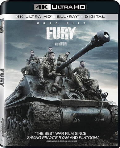 FURY-4K ULTRA HD+BLURAY NM