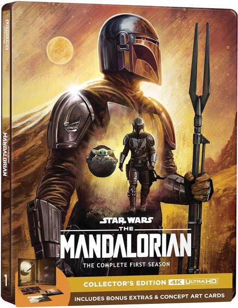 STAR WARS: THE MANDALORIAN SEASON 1-4K ULTRA HD 2BLURAY NM