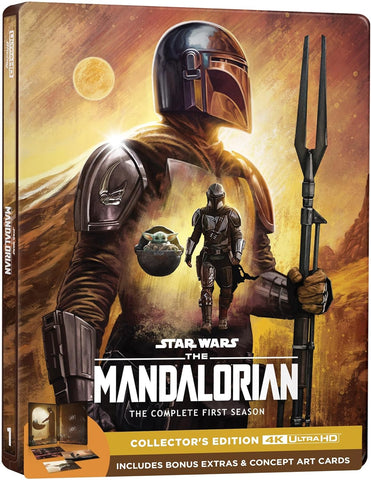 STAR WARS: THE MANDALORIAN SEASON 1-4K ULTRA HD 2BLURAY NM