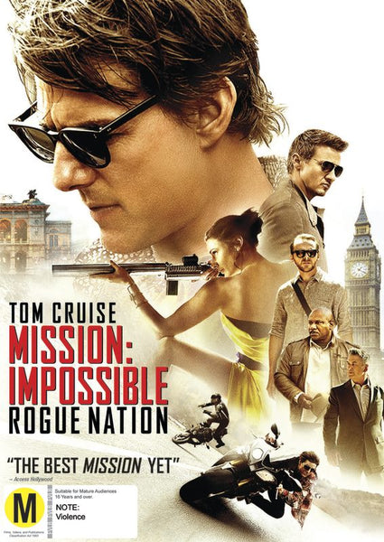 MISSION IMPOSSIBLE: ROGUE NATION DVD VG+