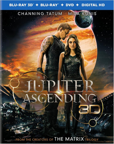 JUPITER ASCENDING-BLURAY 3D+ BLURAY + DVD NM