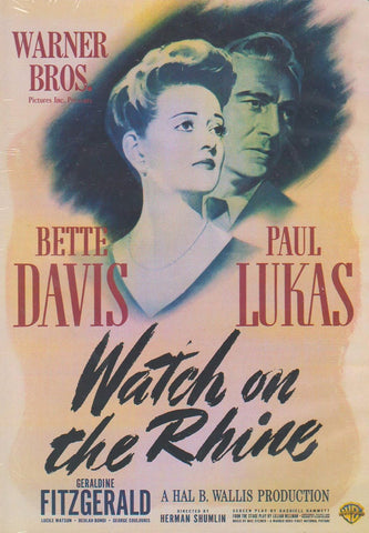 WATCH ON THE RHINE-REGION 1 DVD NM