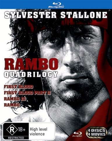 RAMBO QUADRILOGY-4BLU-RAY NM