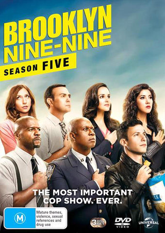 BROOKLYN NINE NINE SEASON FIVE 3DVD VG+