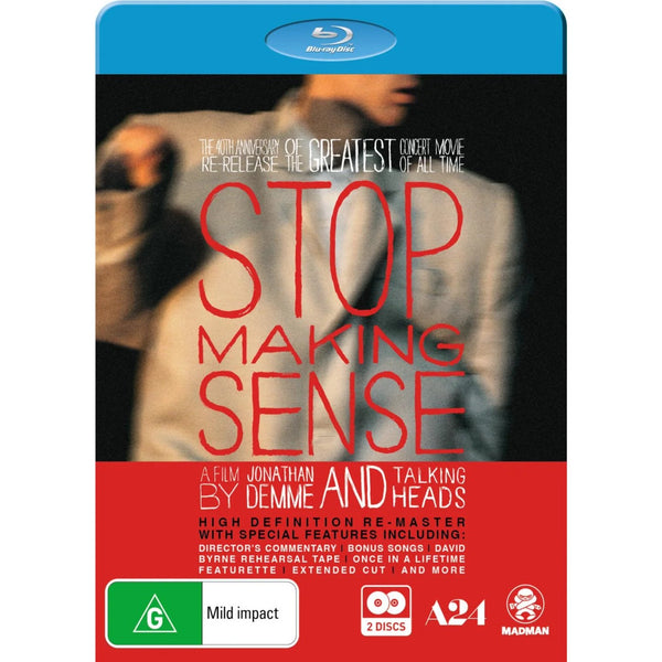 TALKING HEADS-STOP MAKING SENSE 2BLURAY *NEW*