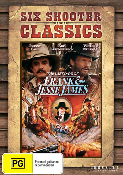 LAST DAYS OF FRANK & JESSE JAMES DVD NM