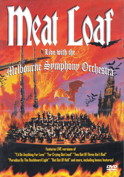 MEAT LOAF-LIVE WITH THE MELBOURNE SYMPHONY ORCHESTRA 2DVD VG