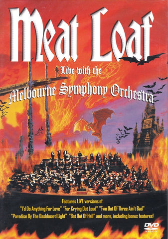 MEAT LOAF-LIVE WITH THE MELBOURNE SYMPHONY ORCHESTRA 2DVD VG