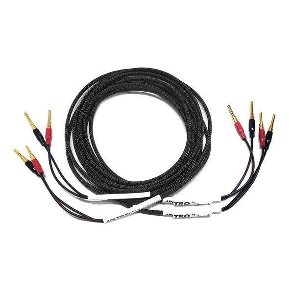 BLACK RHODIUM-INTRO 3M SPEAKER CABLE BLACK *NEW*