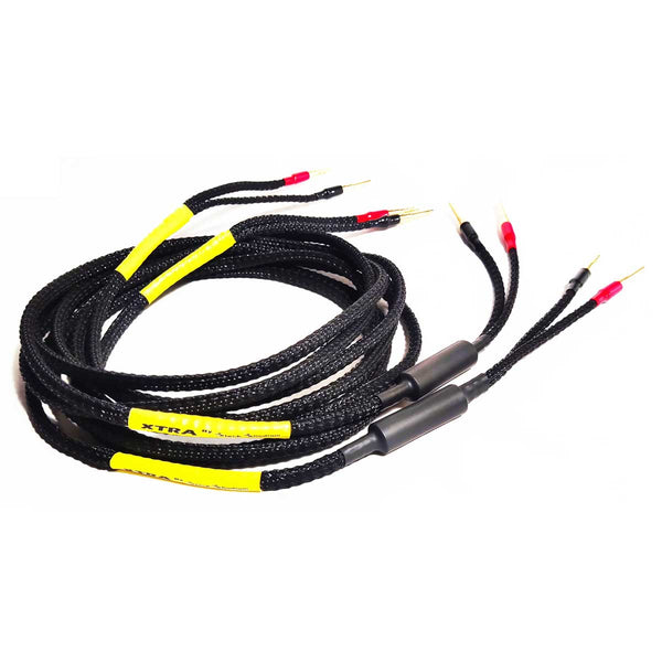 BLACK RHODIUM-XTRA LOUDSPEAKER CABLE 3M PAIR *NEW*