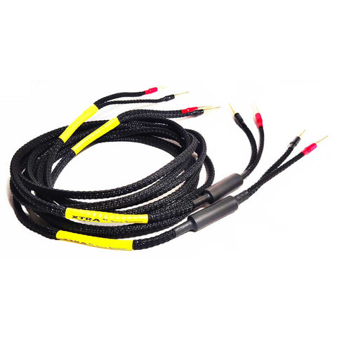 BLACK RHODIUM-XTRA LOUDSPEAKER CABLE 3M PAIR *NEW*