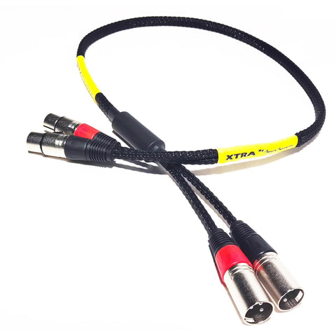 BLACK RHODIUM-XTRA STEREO XLR TO XLR INTERCONNECT 1.5M PAIR *NEW*