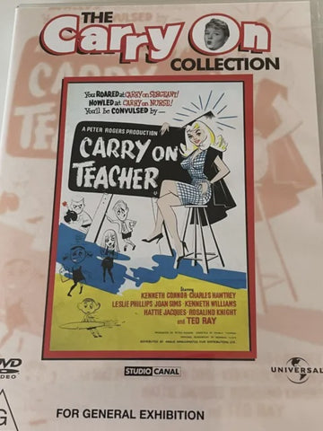 CARRY ON TEACHER - DVD VG+