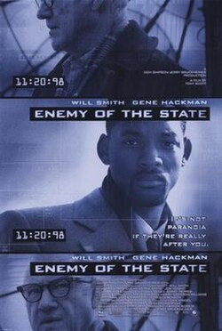 ENEMY OF THE STATE- BLURAY NM