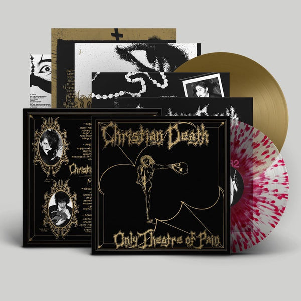 CHRISTIAN DEATH-ONLY THEATRE OF PAIN BLOOD SANCTUM SPLATTER/ GOLD VINYL 2LP *NEW*
