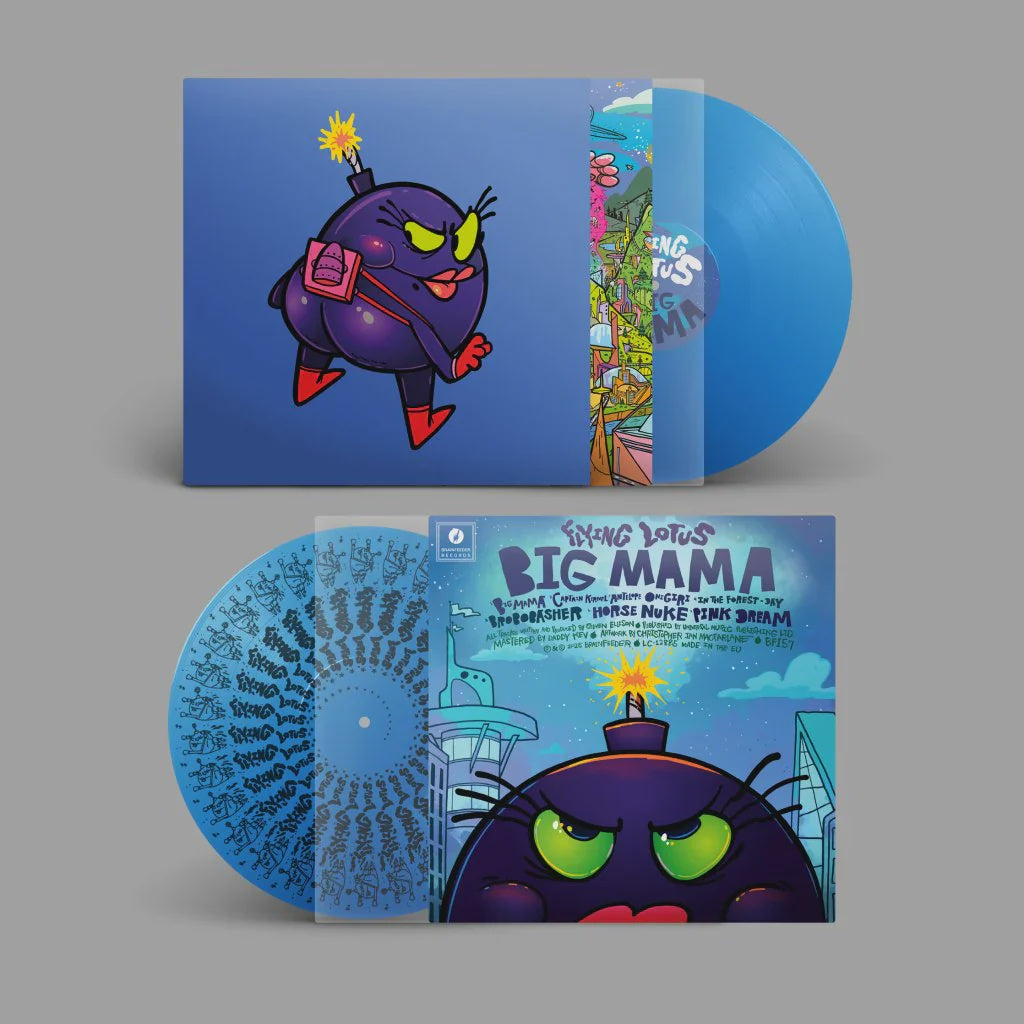 FLYING LOTUS-BIG MAMA BLUE VINYL 12" EP *NEW*
