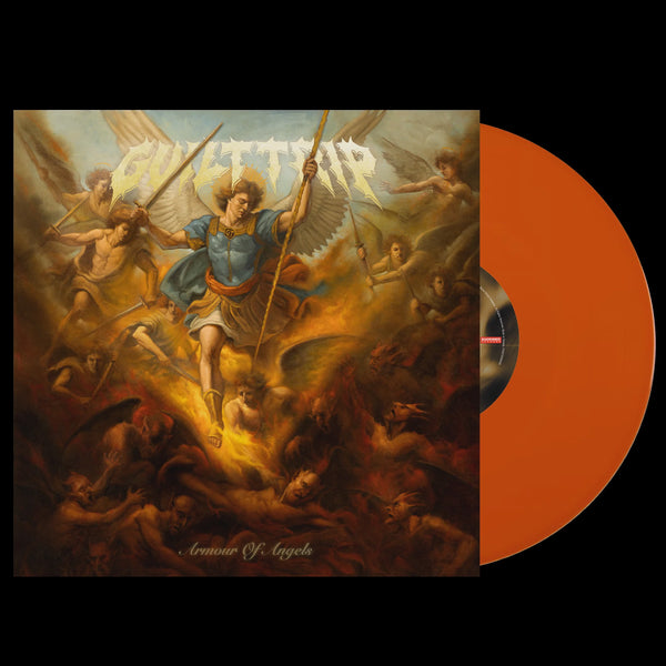 GUILT TRIP-ARMOUR OF ANGELS BURN ORANGE VINYL LP *NEW*