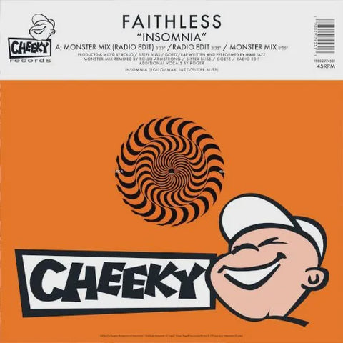 FAITHLESS-INSOMNIA  ZOETROPE  12" *NEW*
