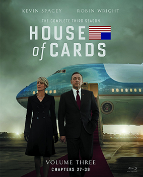 HOUSE OF CARDS- COMPLETE THIRD SEASON VG+