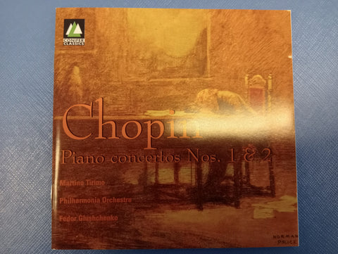 CHOPIN- PIANO CONCERTOS 1 AND 2 TIRIMO CD VG+