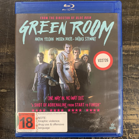 GREEN ROOM-BLURAY VG