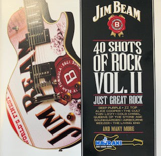 JIM BEAM-40 SHOTS OF ROCK VOL II 2CD VG