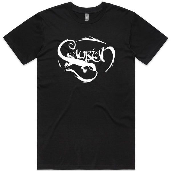 SAURIAN BLACK LOGO SHIRT SMALL *NEW*
