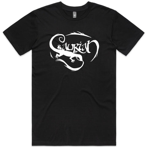 SAURIAN BLACK LOGO SHIRT SMALL *NEW*