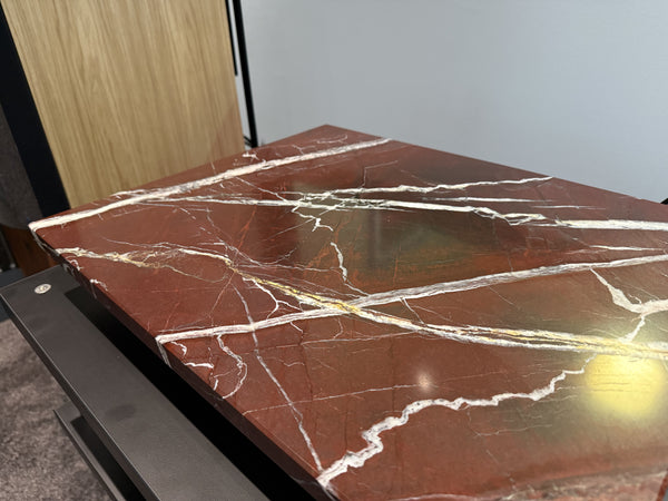 RED MARBLE TURNTABLE ISOLATION PLINTH-MASONRY HAND MADE *NEW*