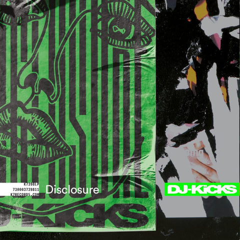 DISCLOSURE-DJ-KICKS CLEAR GREEN VINYL 2LP NM COVER EX