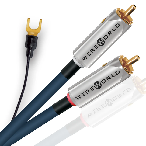 WIREWORLD LUNA 10 - RCA TO RCA PHONO CABLE 1M *NEW*