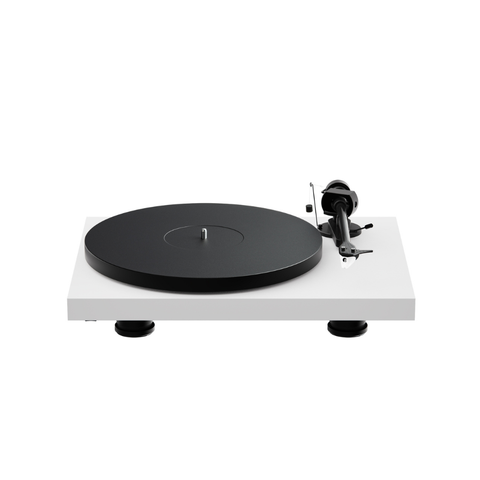 PROJECT DEBUT EVO 2 WITH PICK IT MM CARTRIDGE-SATIN WHITE *NEW*