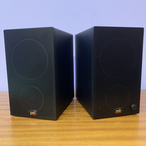 PSB ALPHA AM3 POWERED SPEAKERS BLACK 2ND HAND