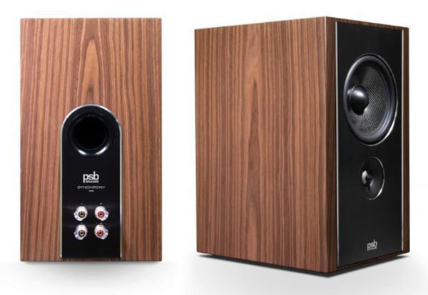 PSB SYNCHRONY B600 BOOKSHELF SPEAKERS - WALNUT *NEW*