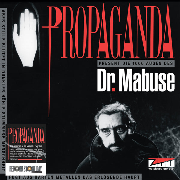 PROPAGANDA-DIE 1000 AUGEN DES DR. MABUSE VOL. 1 RED VINYL LP *NEW*