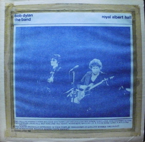 DYLAN BOB * THE BAND-ROYAL ALBERT HALL LP EX COVER VG+