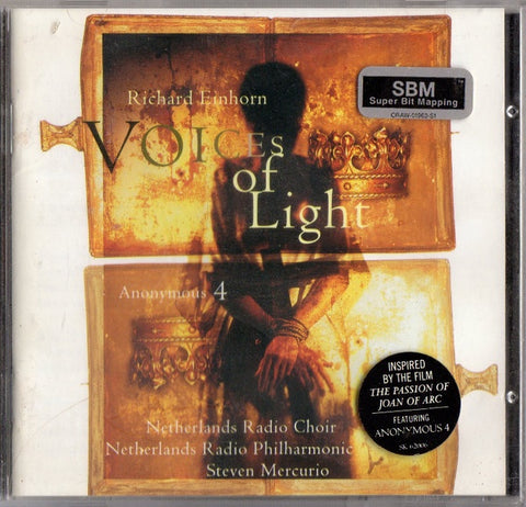 ANONYMOUS 4- VOICES OF LIGHT CD VG+