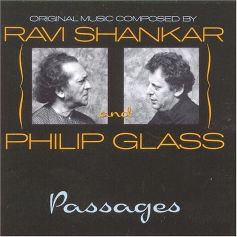 SHANKAR RAVI AND PHILIP GLASS- PASSAGES CD VG+