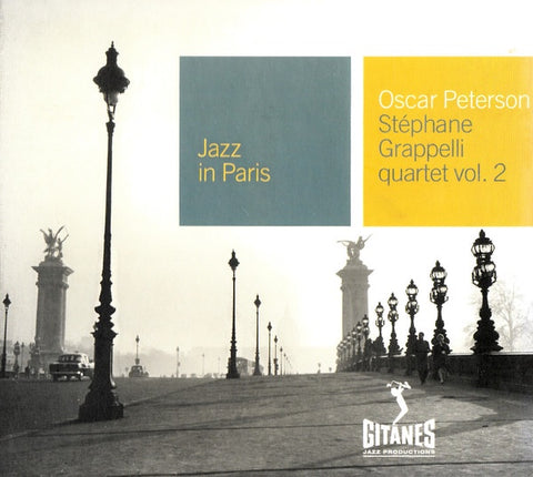 PETERSON OSCAR STEPHANE GRAPPELLI QUARTET - VOL.2 JAZZ IN PARIS CD VG+