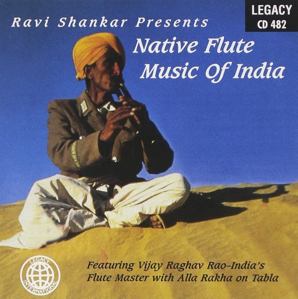 SHANKAR RAVI- PRESENTS NATIVE FLUTE MUSIC OF INDIA CD VG+