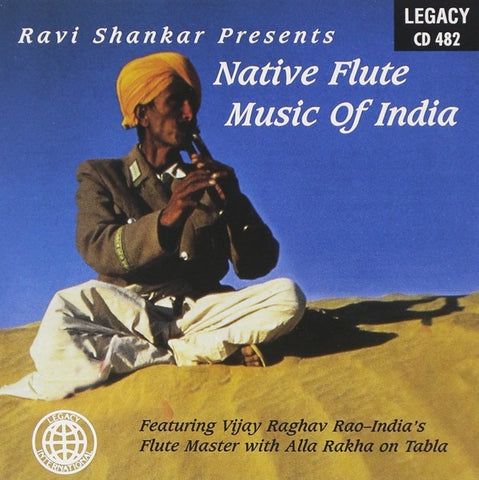SHANKAR RAVI- PRESENTS NATIVE FLUTE MUSIC OF INDIA CD VG+