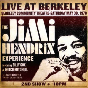 HENDRIX JIMI EXPERIENCE- LIVE AT BERKELEY CD NM