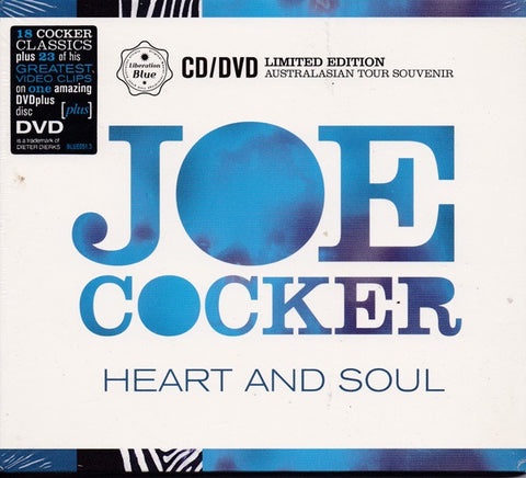 COCKER JOE - HEART AND SOUL CD + DVD NM