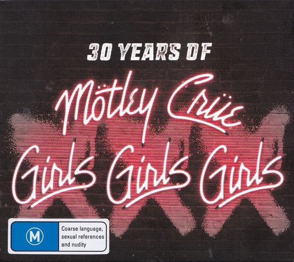 MOTLEY CRUE-30 YEARS OF GIRLS GIRLS GIRLS CD+DVD VG+