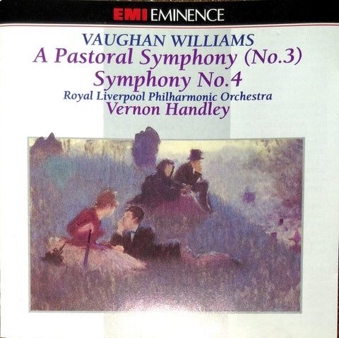 VAUGHAN WILLIAMS- A PASTORAL SYMPHONY AND SYMPHONY NO.4 CD VG+