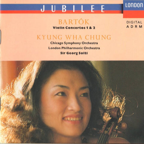 BARTOK- VIOLIN CONCERTOS NOS. 1 AND 2 KYUNG WHA CHUNG CD VG