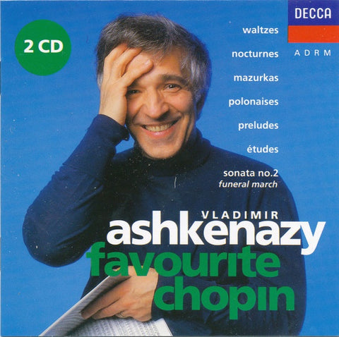 ASHKENAZY VLADIMIR- FAVOURITE CHOPIN 2CD VG